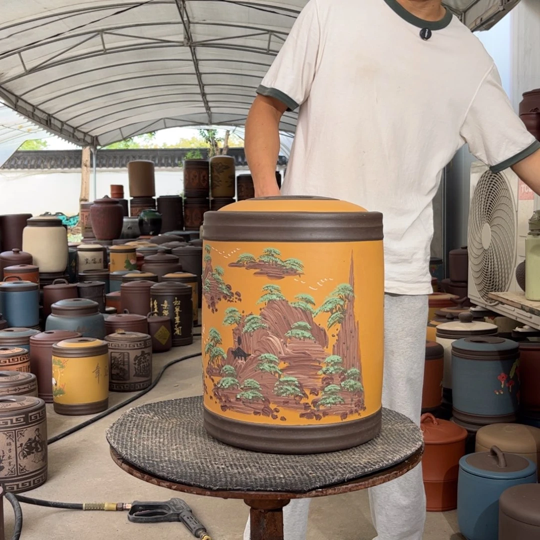 茶叶罐紫砂 12 饼茶叶罐