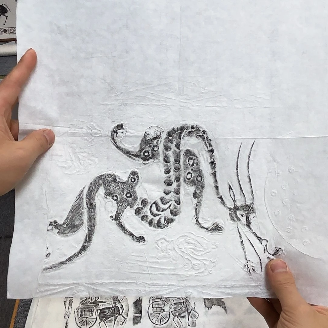 杨***）昌化石印石龙 精品拓片