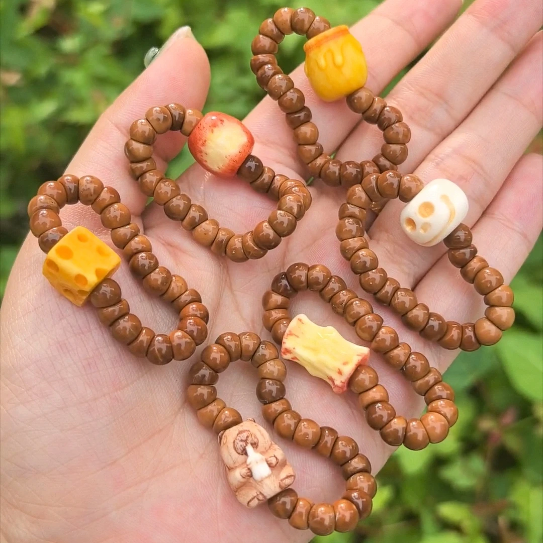 精致库克小肠配根付手捻