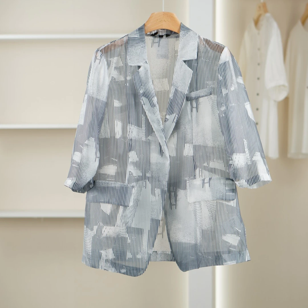 麦笛【艾DE】5062742 夏季西服衬衫品牌撤柜女装