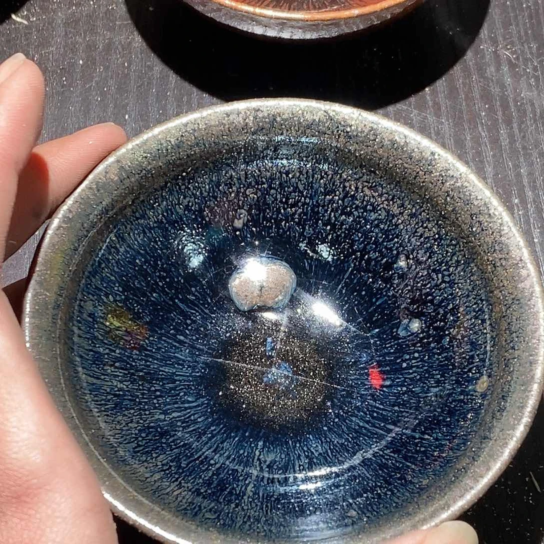 茶盏雨**晴建盏茶器主人杯