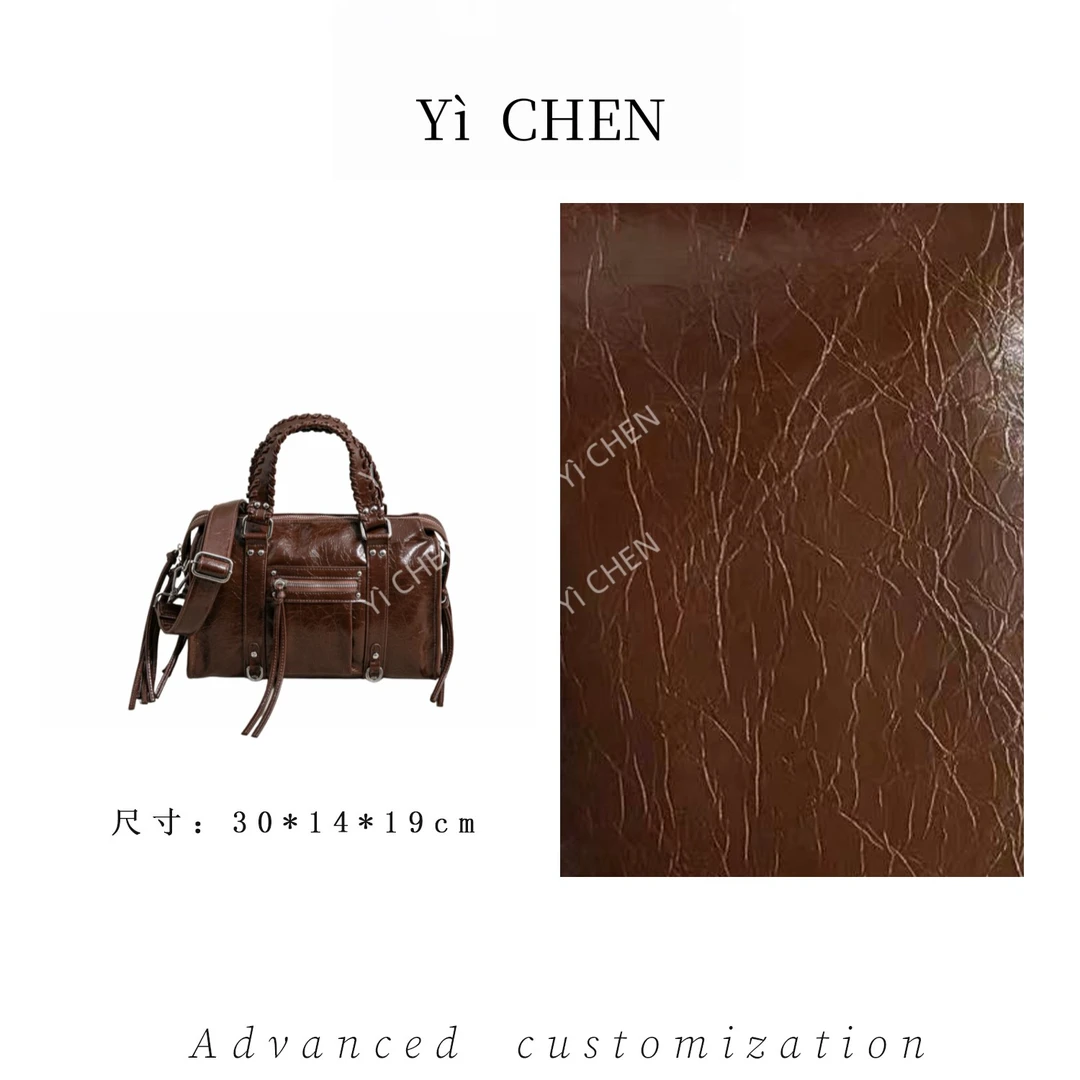 【Yì CHEN】SK-83176-焦糖 简约时尚女士新款轻奢单肩斜跨包