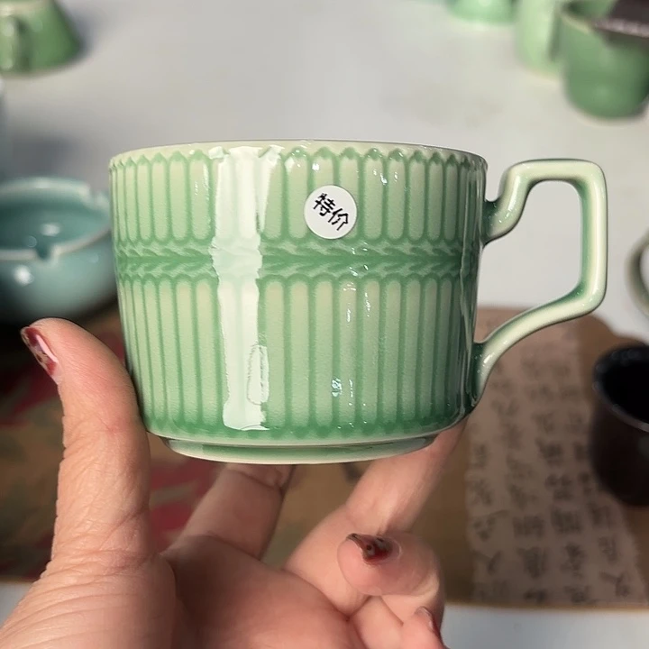 龙泉云间青瓷小米茶器