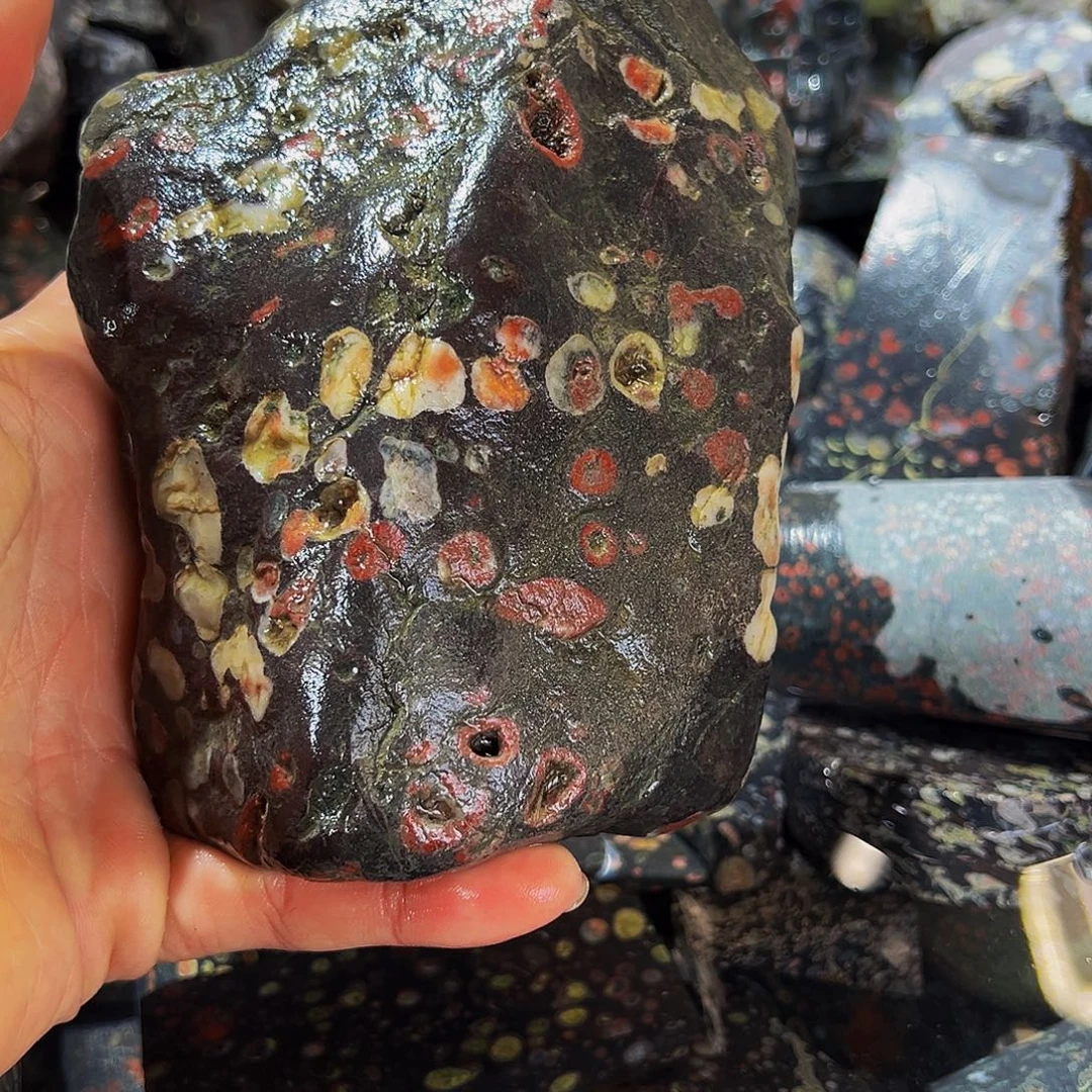 梅花玉鱼缸石茶周边微瑕不退不换