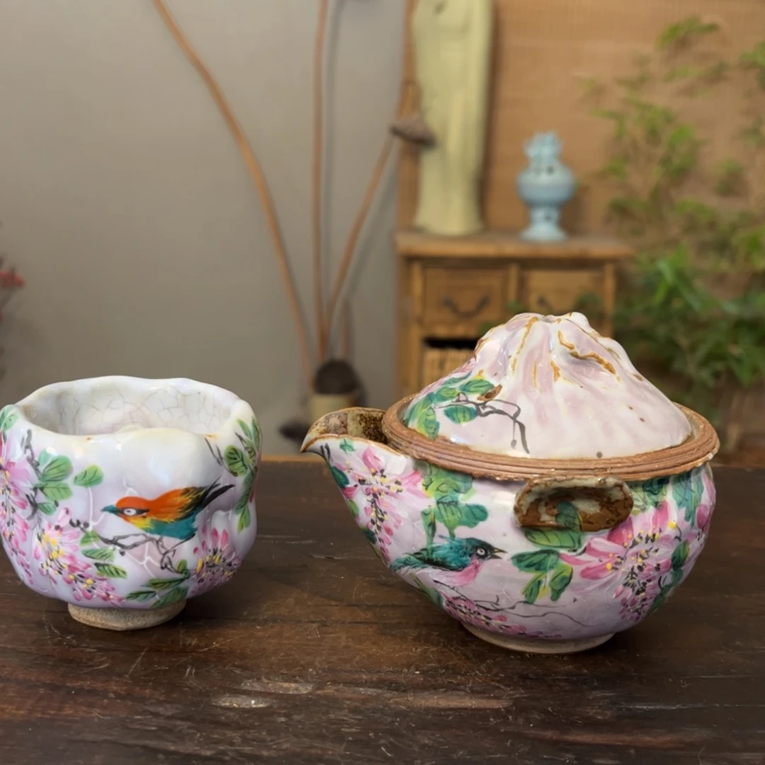 杯嗯*柴烧手工手绘陶瓷