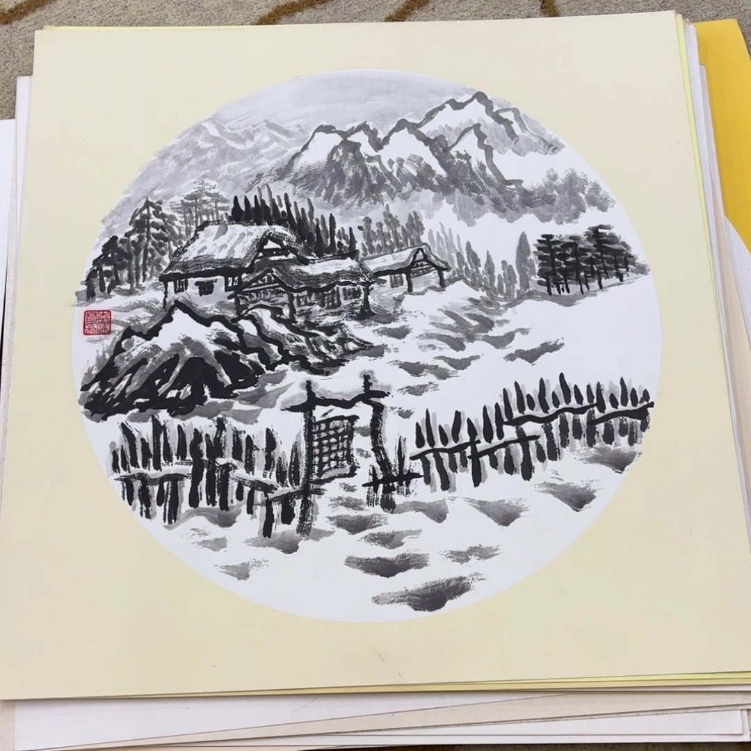 国画国画老师作品刘