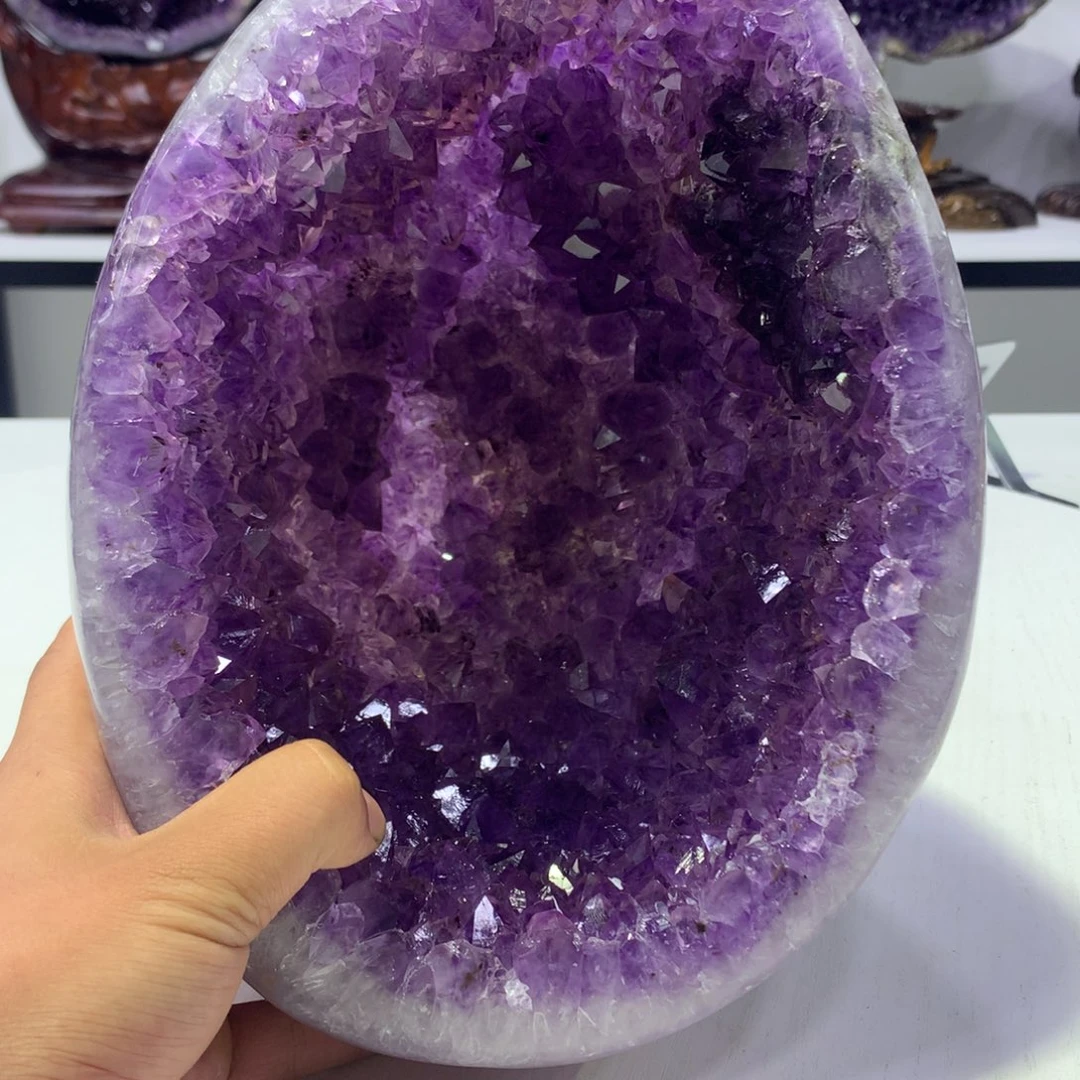 紫晶摆件未镶嵌用****4紫晶