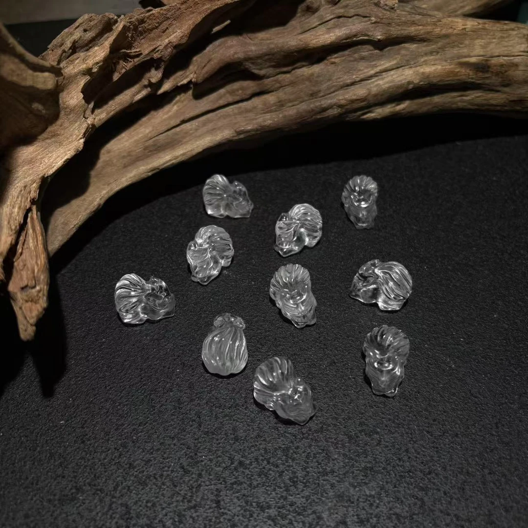 【顶盛水晶】白水晶雕刻件B040702-多样性发其一