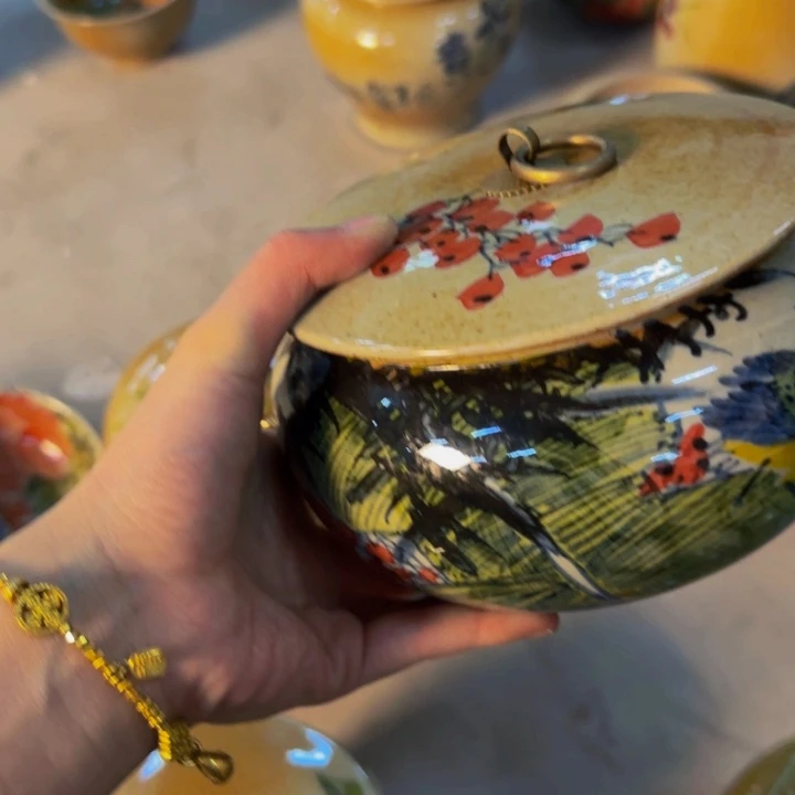 瓷片景德镇陶瓷手工手绘