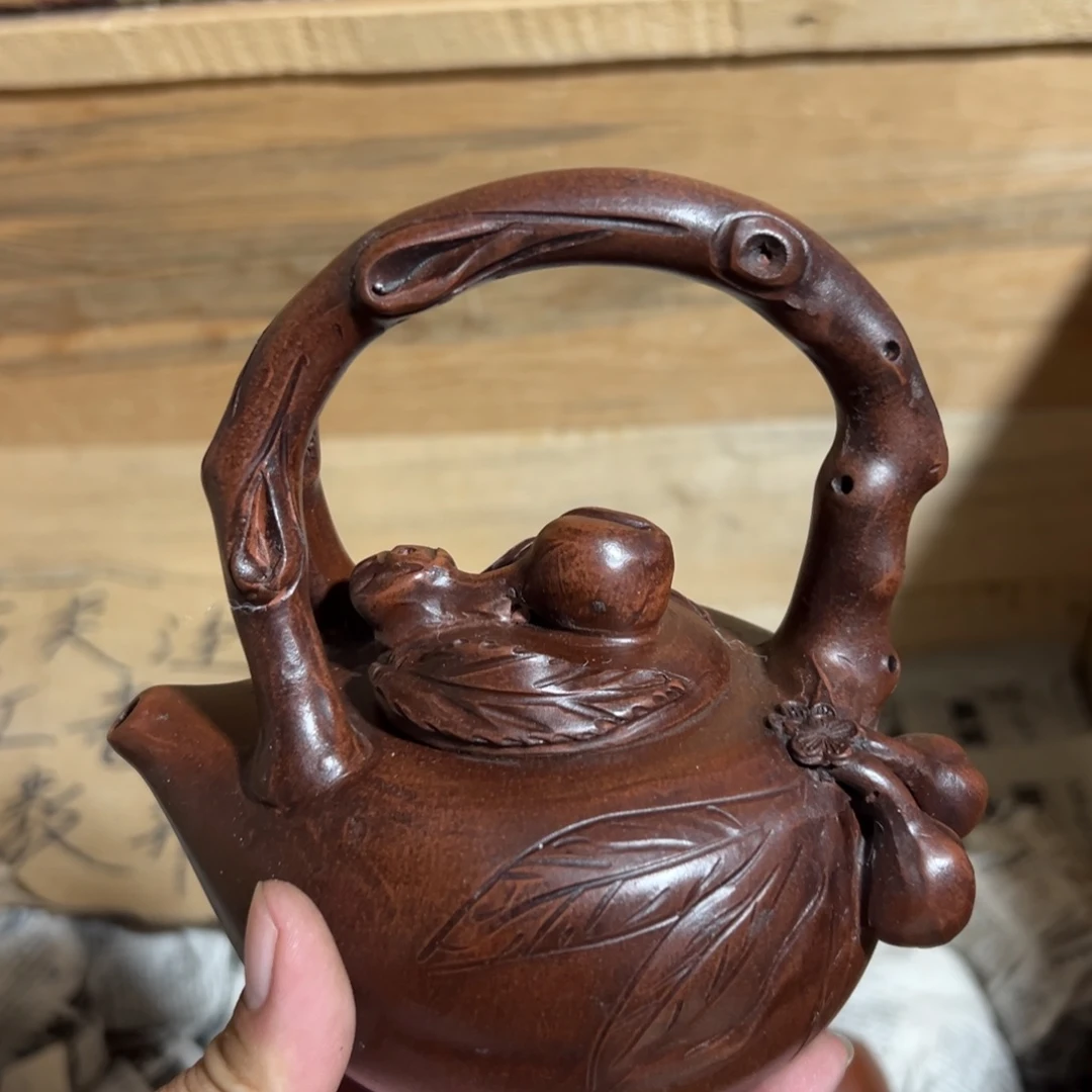 茶壶紫砂老厂紫砂壶一件！