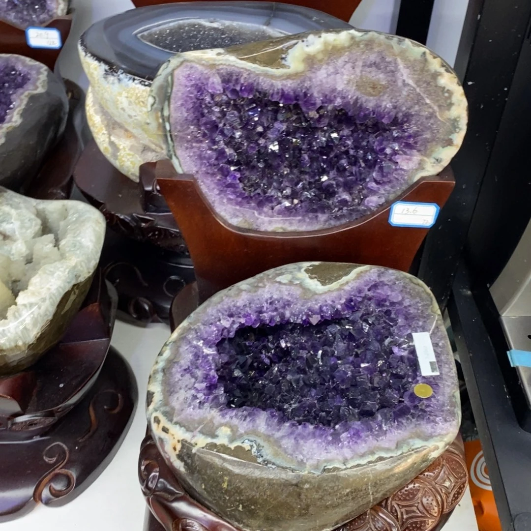 未镶嵌紫晶大型摆件（非配饰）莹