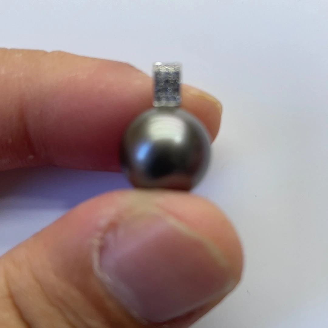 海水珍珠18K金镶嵌颈饰