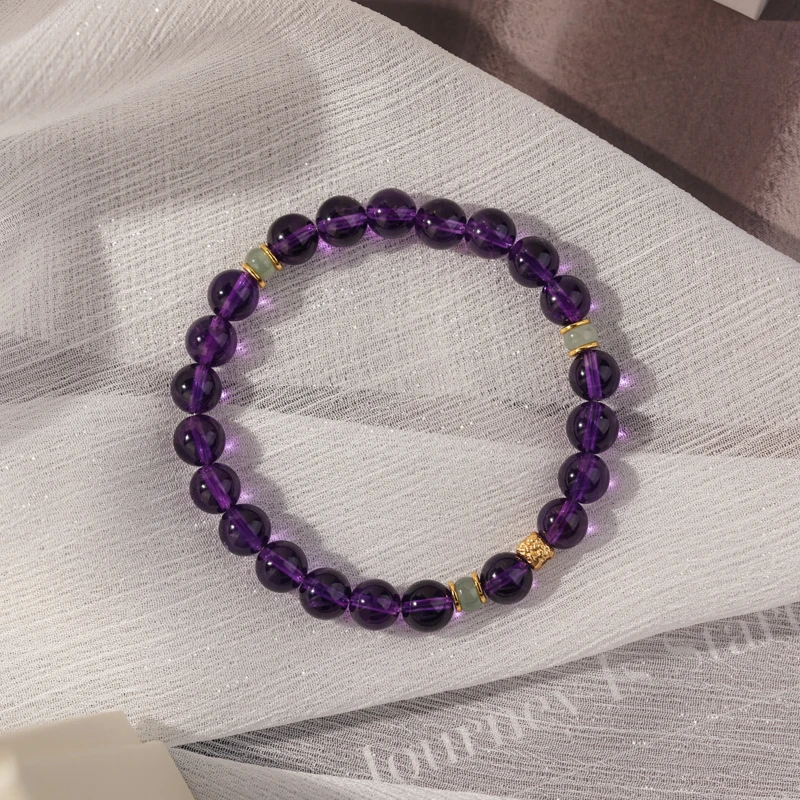 【九紫翻身】紫水晶特级手串（天然珠宝多样性发其一）