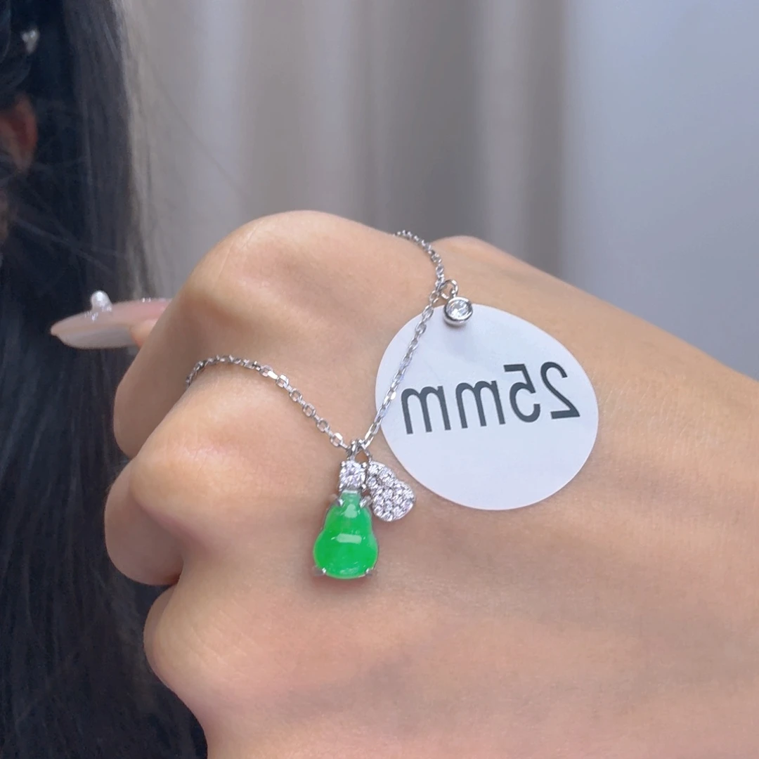 翡翠未镶嵌套链a货