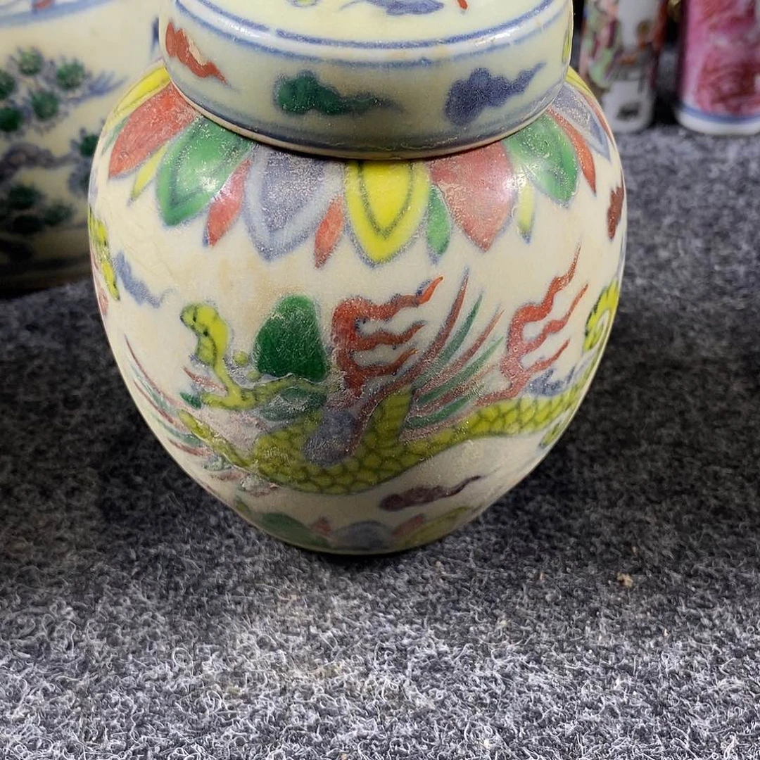 手工手绘陶瓷摆件工艺品丫*