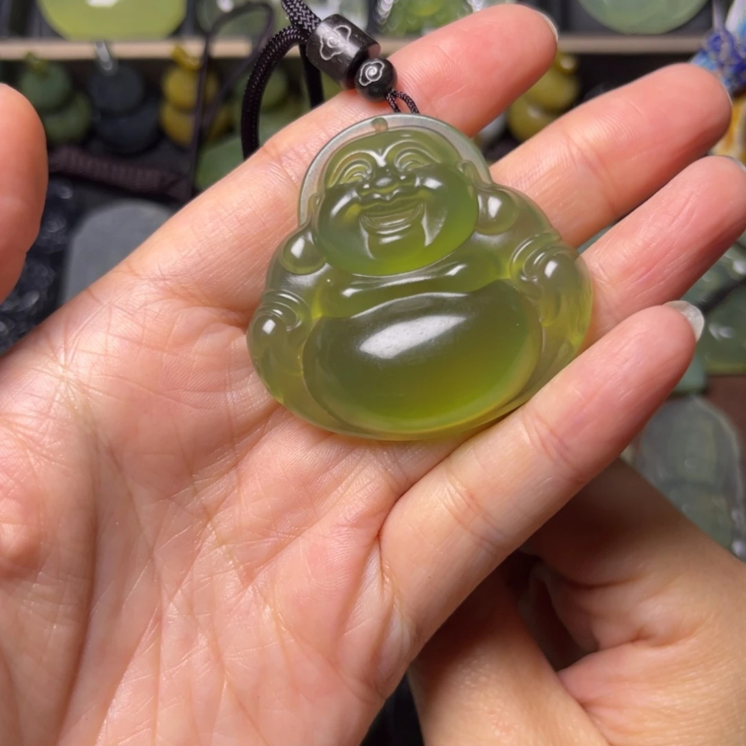 蛇纹石玉未镶嵌吊坠(不含链)