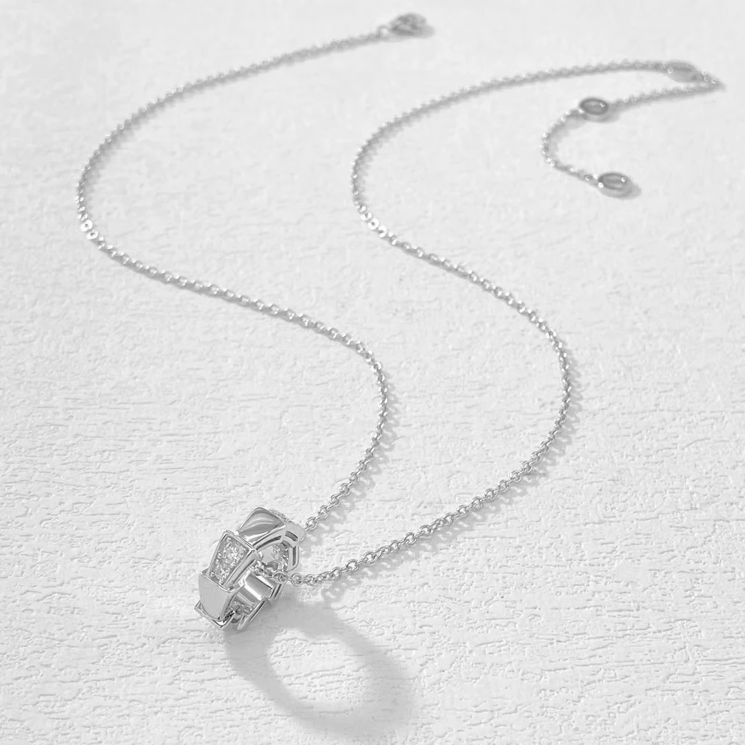 坠链均925银莫桑石 木木（MH9）49厘米 925项链