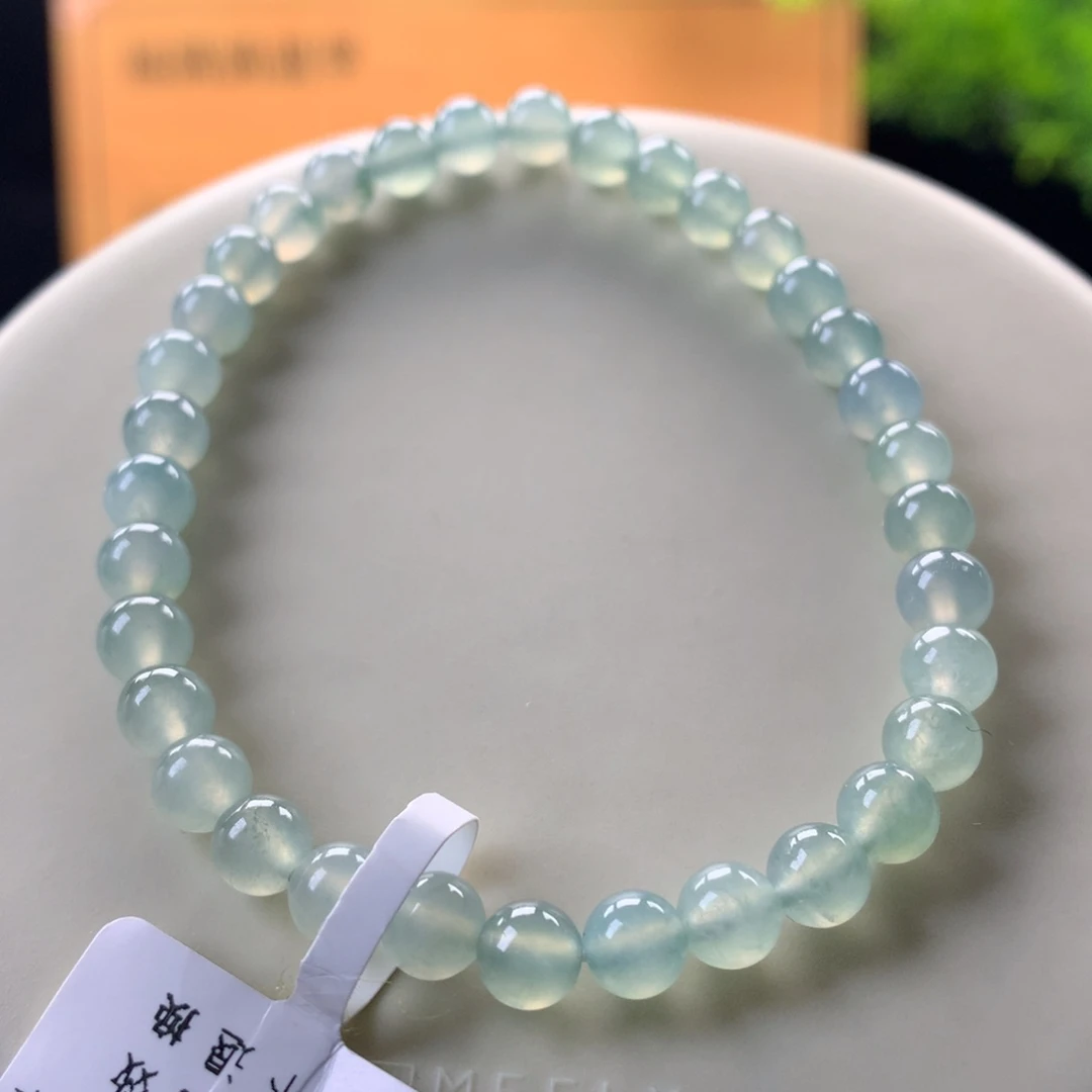 翡翠未镶嵌手链卡5.5