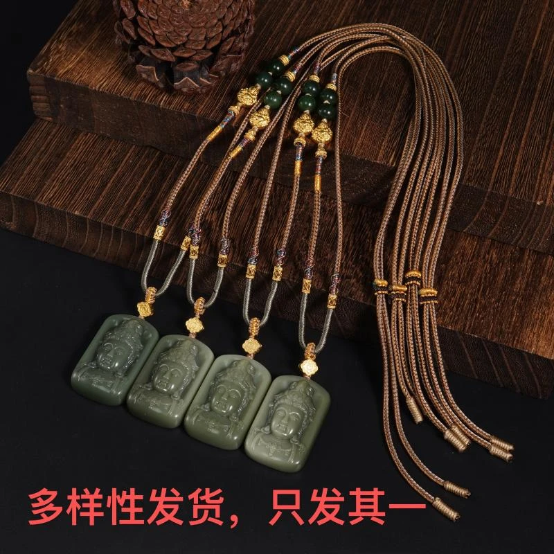 【香掌柜】沙枣青观音头吊坠【多样性发货，发一件】