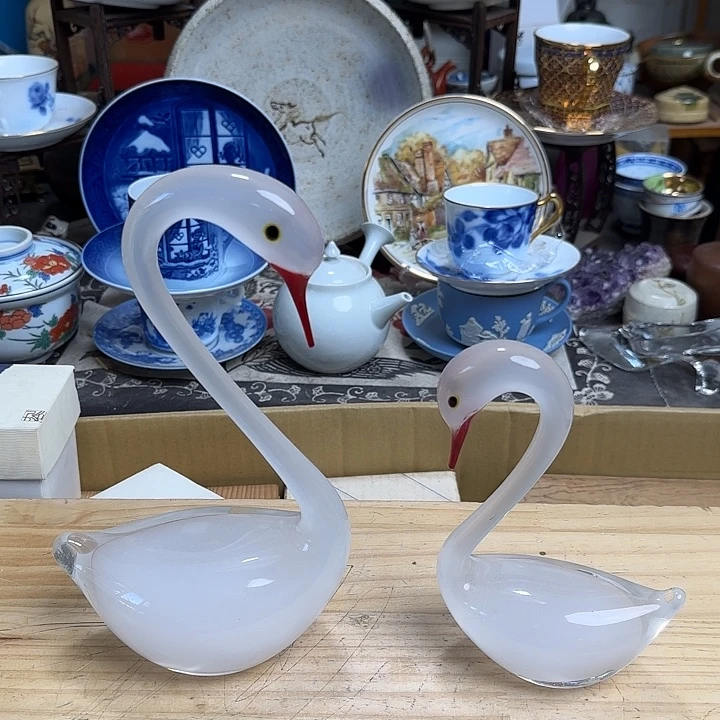 瓷片琉璃手作天鹅啊啊啊啊啊啊啊