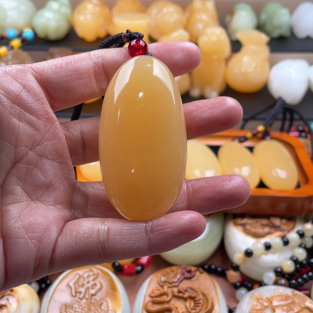 许***安石材天然古青石手把件