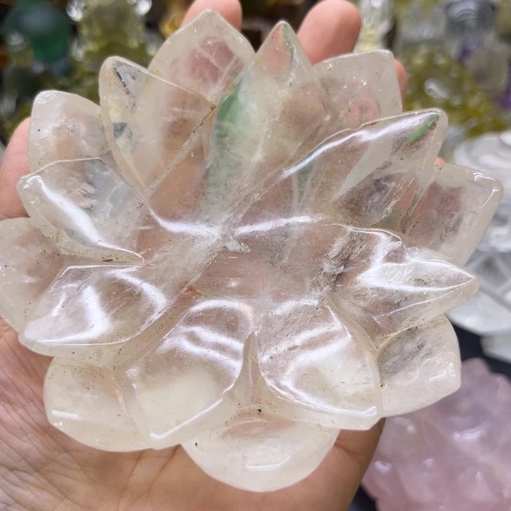 水晶未镶嵌珠宝半成品摆件