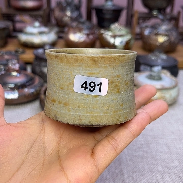 裸柴烧陶瓷手工茶器