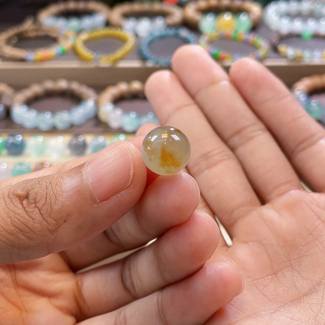 【闪购商品】颈饰未镶嵌翡翠桂花糕色
