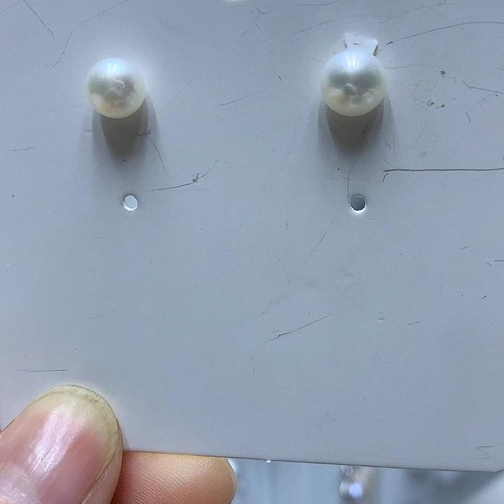 淡水珍珠巴洛克银S925镶嵌