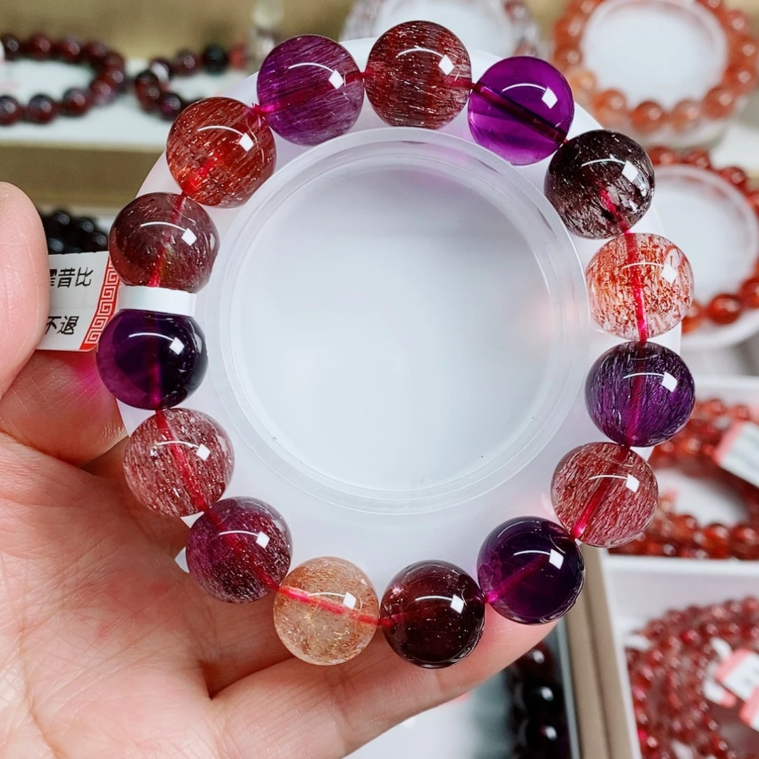 水晶手串未镶嵌超七