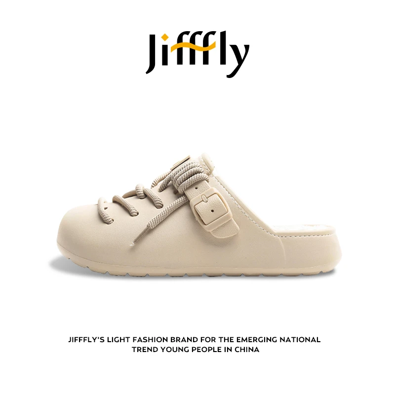 Jifffly夏季时尚休闲博肯鞋情侣款洞洞鞋透气外穿包头凉勃肯鞋