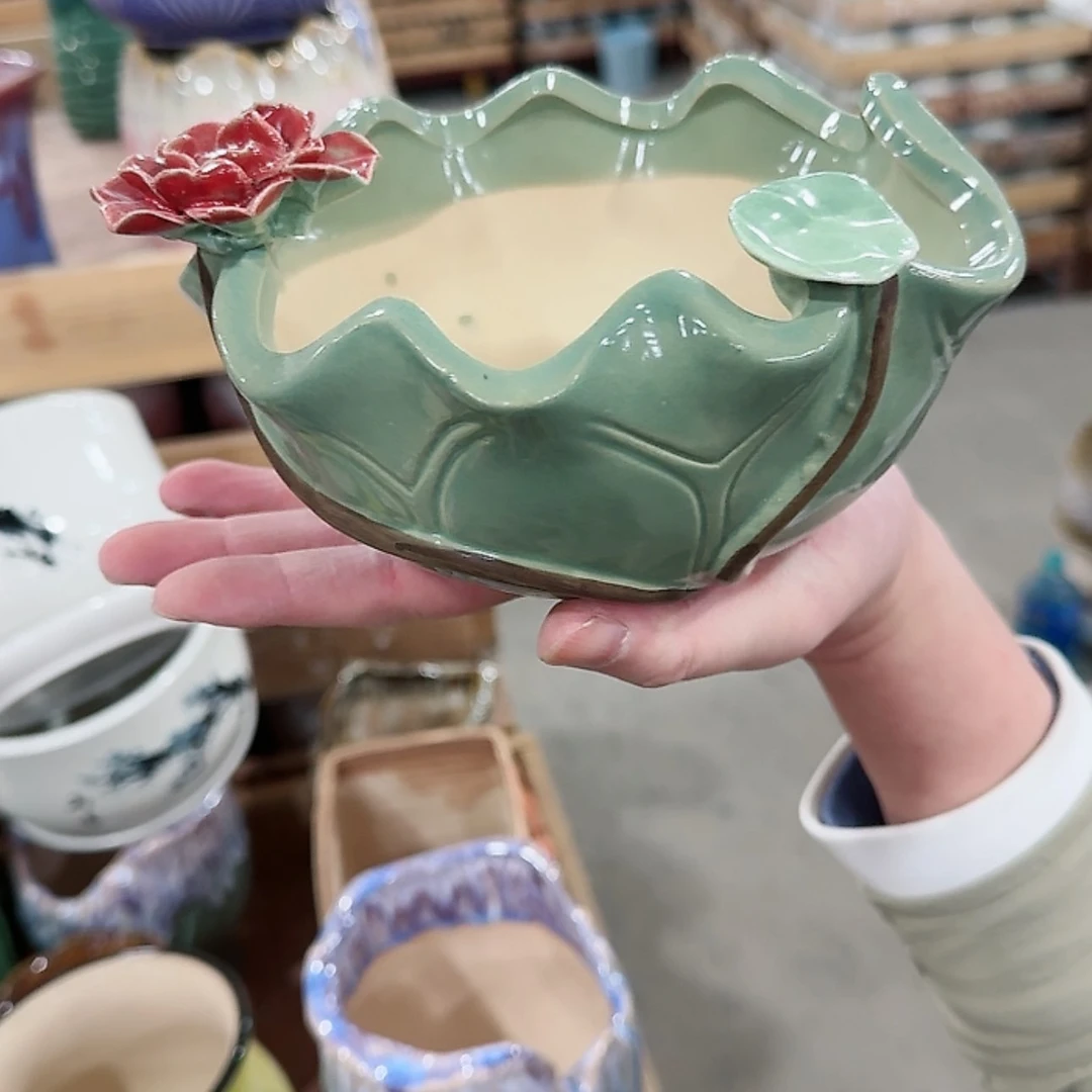 【闪购商品】陶瓷福利品，花盆凑单满10元发货！