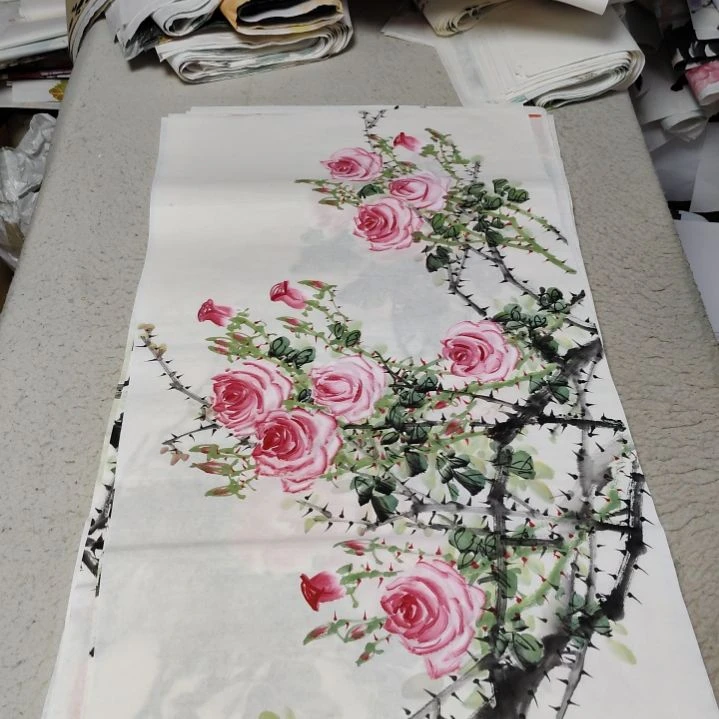 楠***榄国画国画花鸟花鸟国画