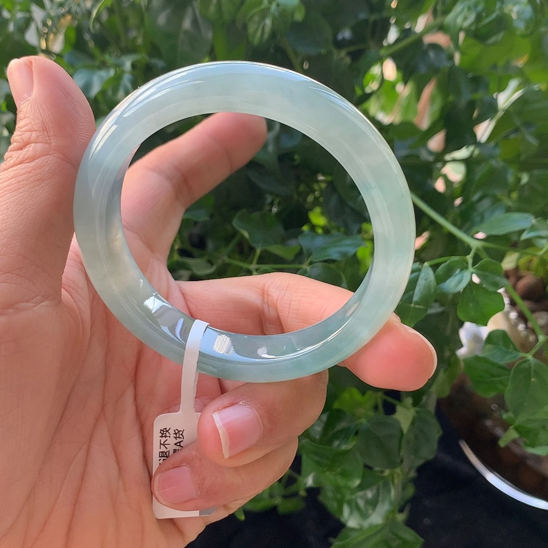 翡翠未镶嵌手镯24号