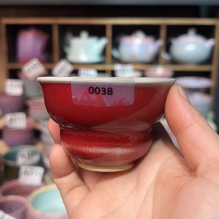 钧瓷瓶子钧瓷杯子