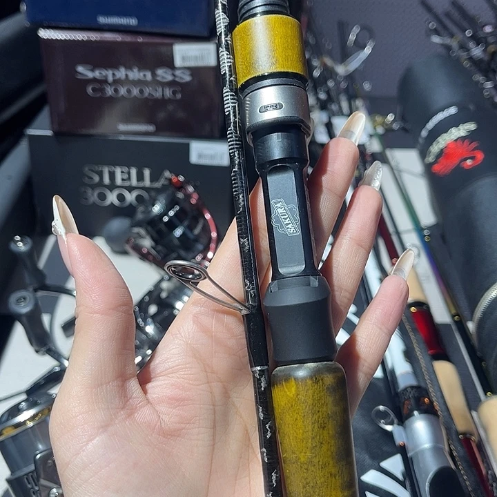 碳素2.1m方形轮座2.1直柄