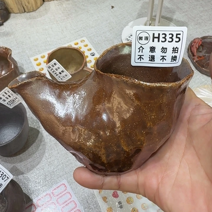 摆件柴烧福利心哦多多