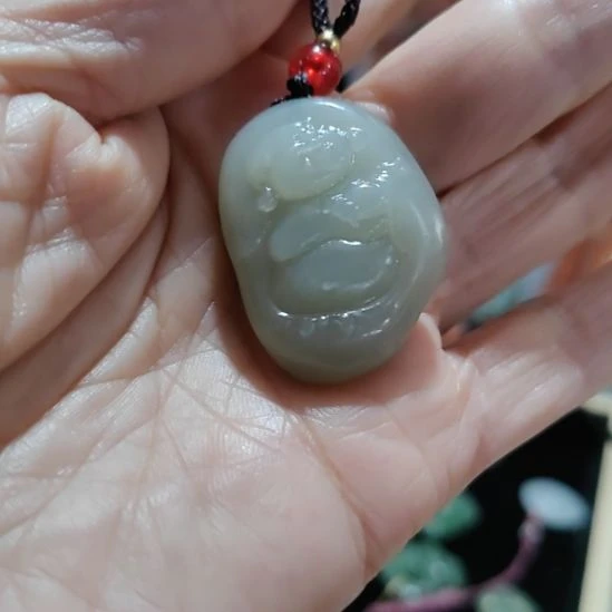 和田玉（青玉）未镶嵌颈饰