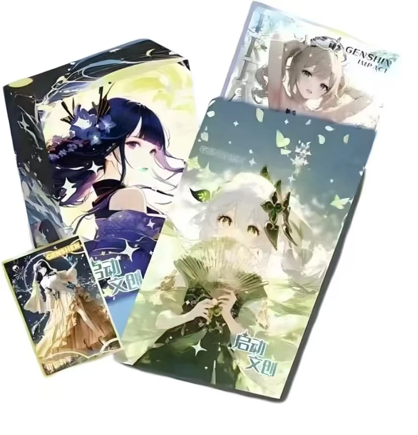 （新人浮浮）启动文创原神色纸第二弹-收藏卡牌潮玩