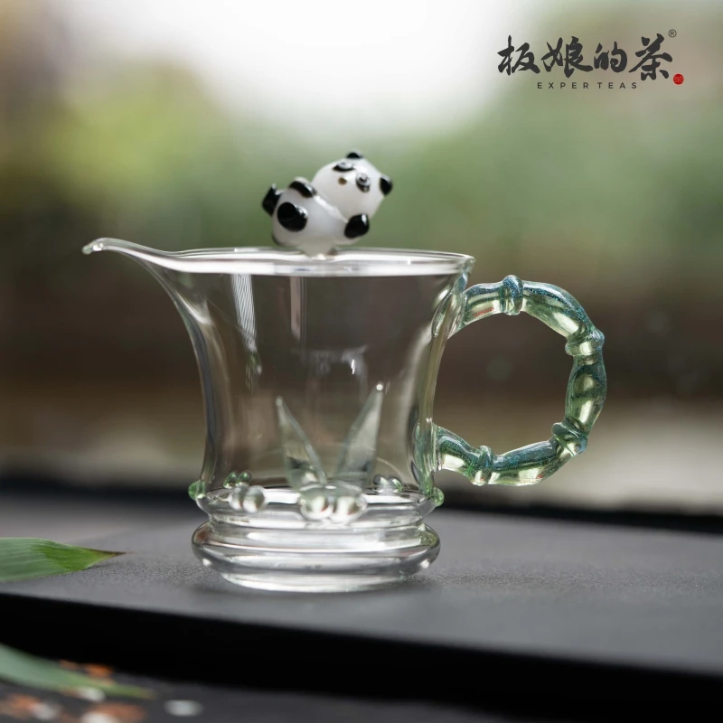 晶焱·熊熊如意公杯全手工高硼硅耐热玻璃茶海分茶器220ml