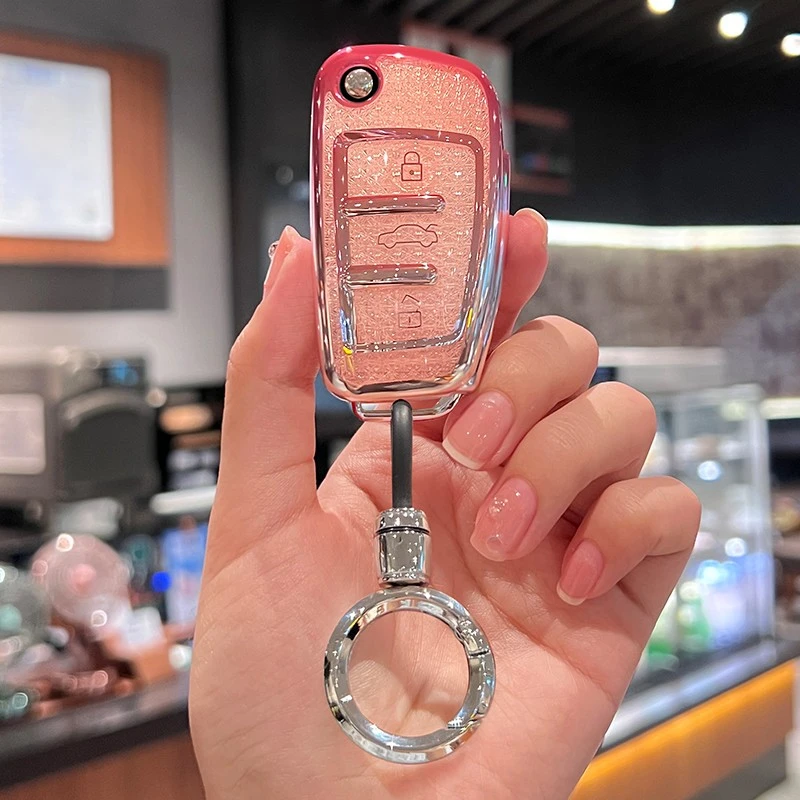 奥迪A3钥匙套Q3车Q2L老款A6L专用Q7高级q4etron女A3L壳2025款A8扣