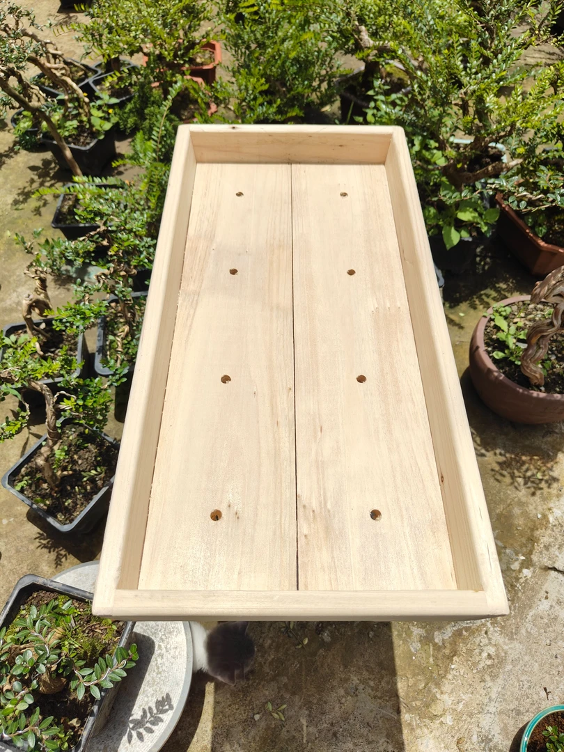 实木沙盘保湿透气生根养护防积水小盆景养护神器木质木制木板