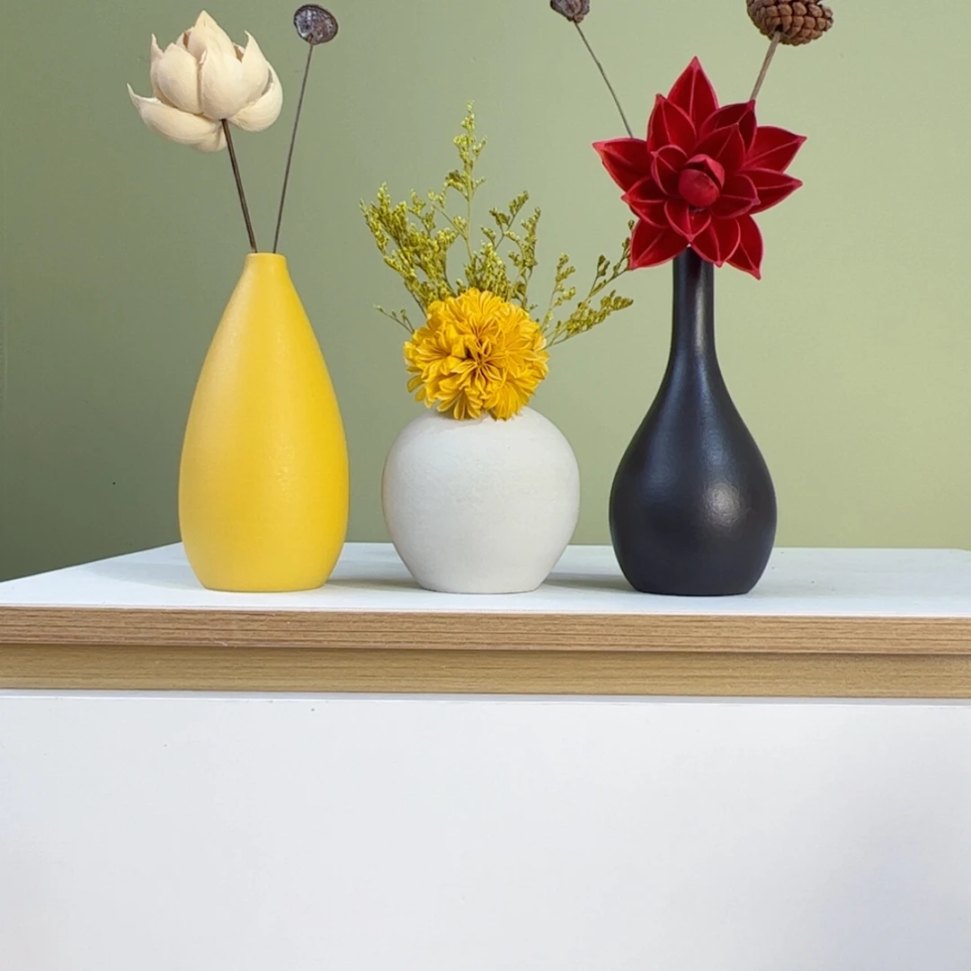 陶瓷花瓶陶瓷花瓶带花高度20-30厘米左右