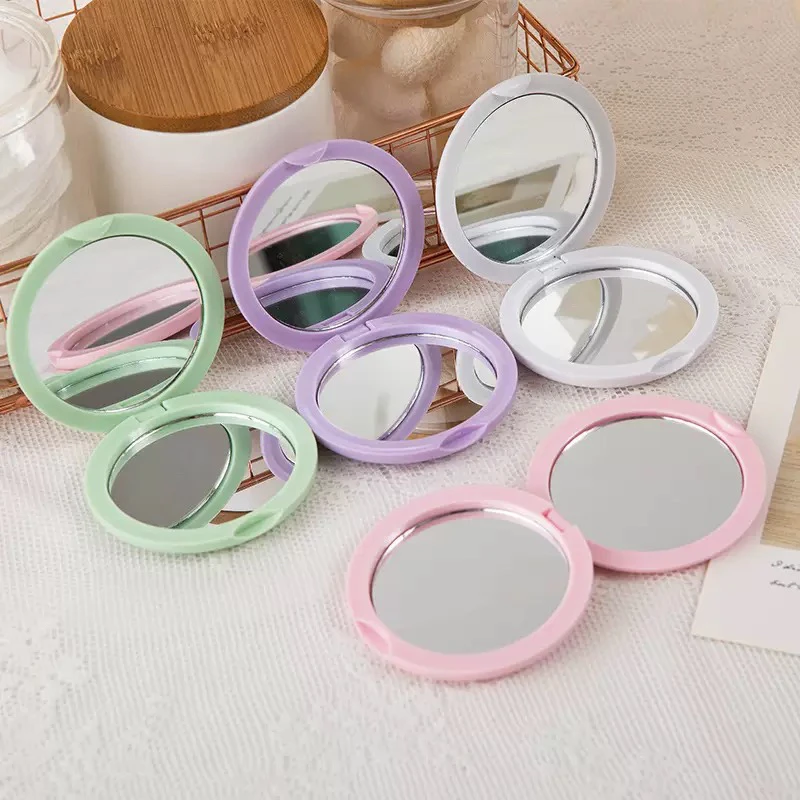 【兮子家】双面化妆镜手持便携翻盖两面小巧可爱卡通网红化妆镜子