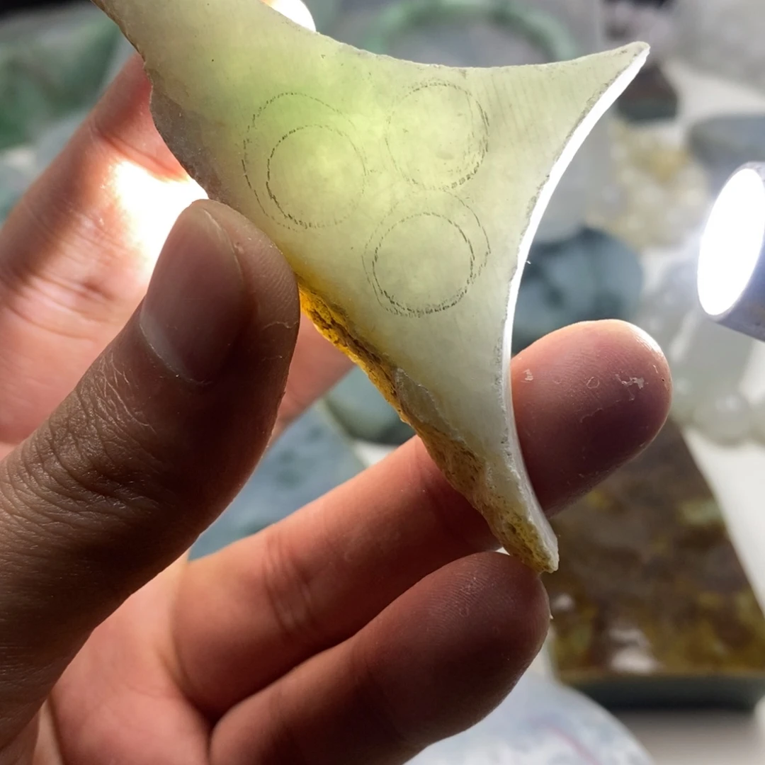 翡翠散珠天然缅甸翡翠a货10