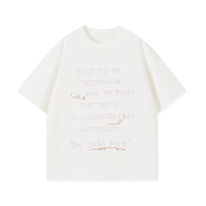 2025新款百搭短袖T恤大童夏季时尚美式潮流潮牌宽松半袖圆领半袖