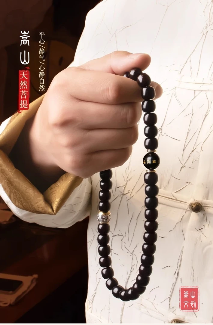 【十二生肖】菩提手串双圈溏心老料生肖文玩老型铜珠赠加厚盘玩袋