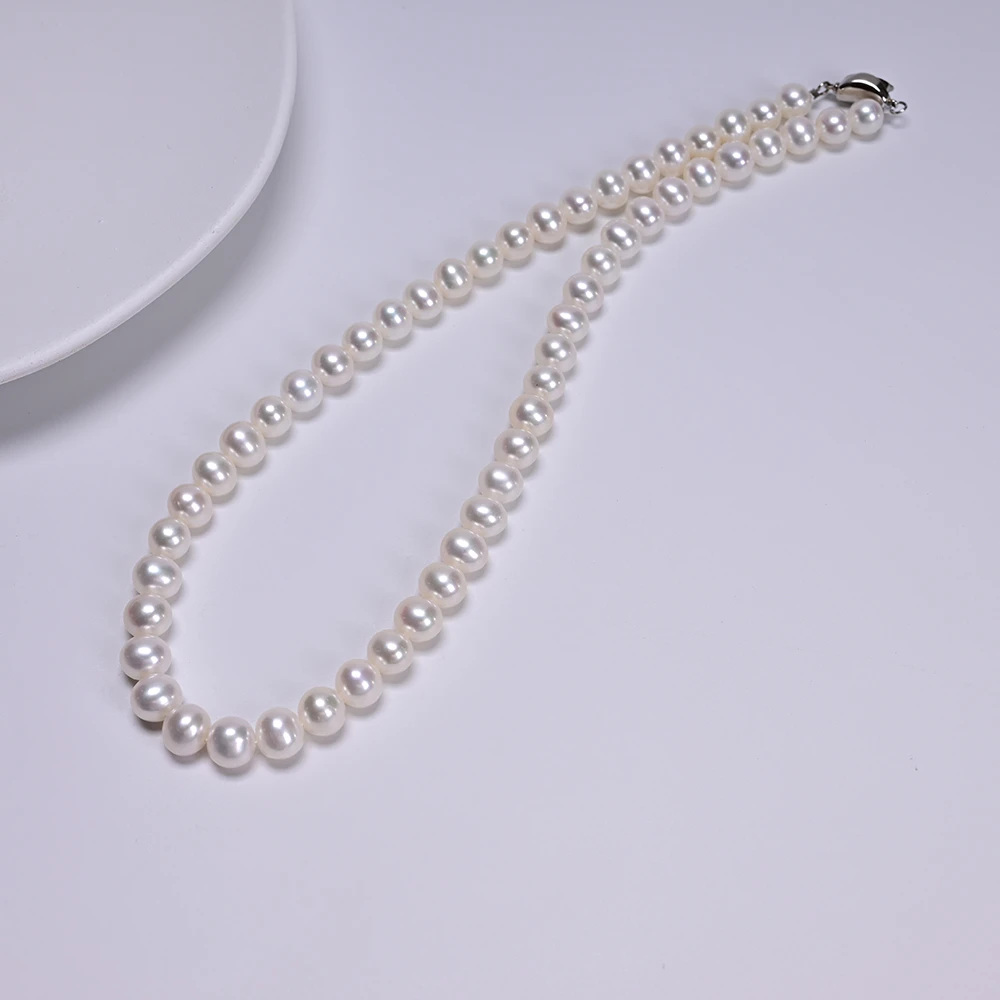 【云上叙】 S925银珍珠项链-7-8mm-V13790-30（东哥）