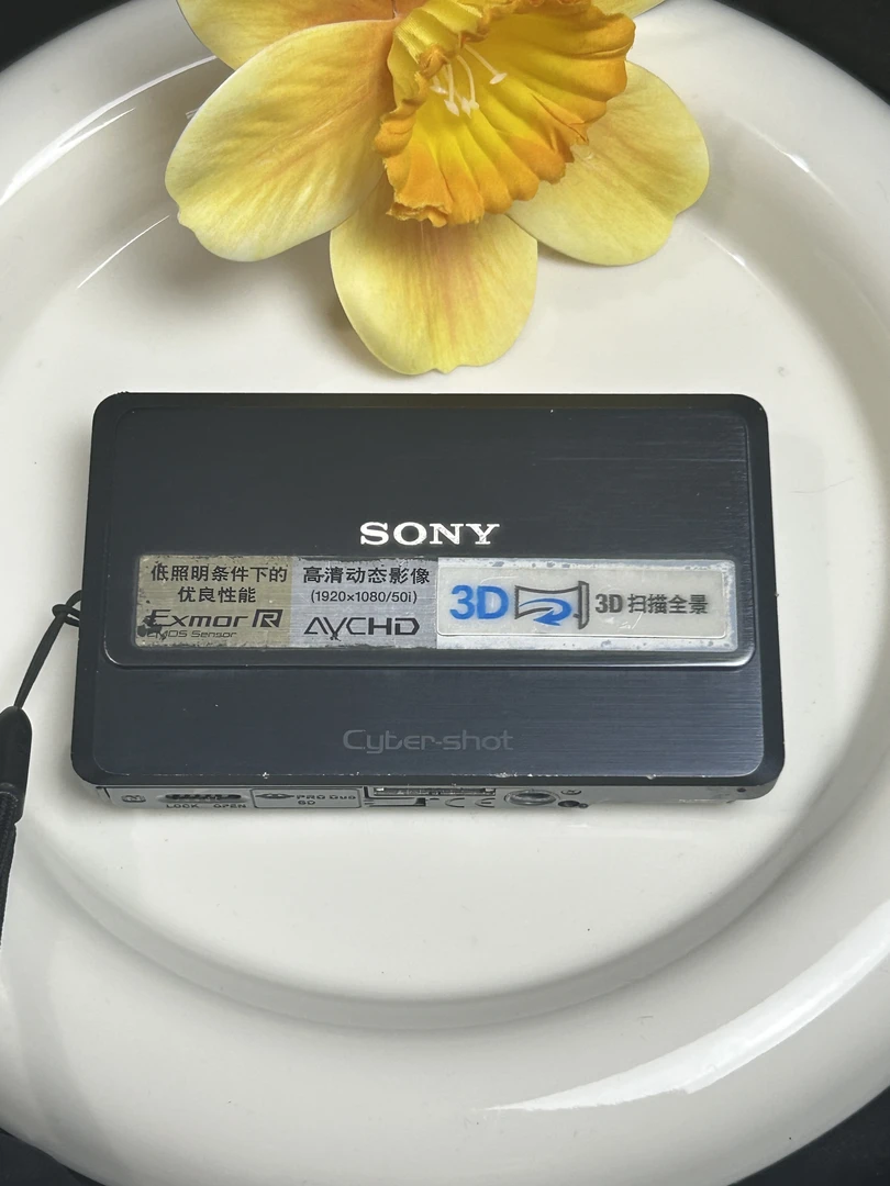 9新 Sony/索尼 tx9 黑色 触摸屏复古ccd数码相机可涂鸦贴纸