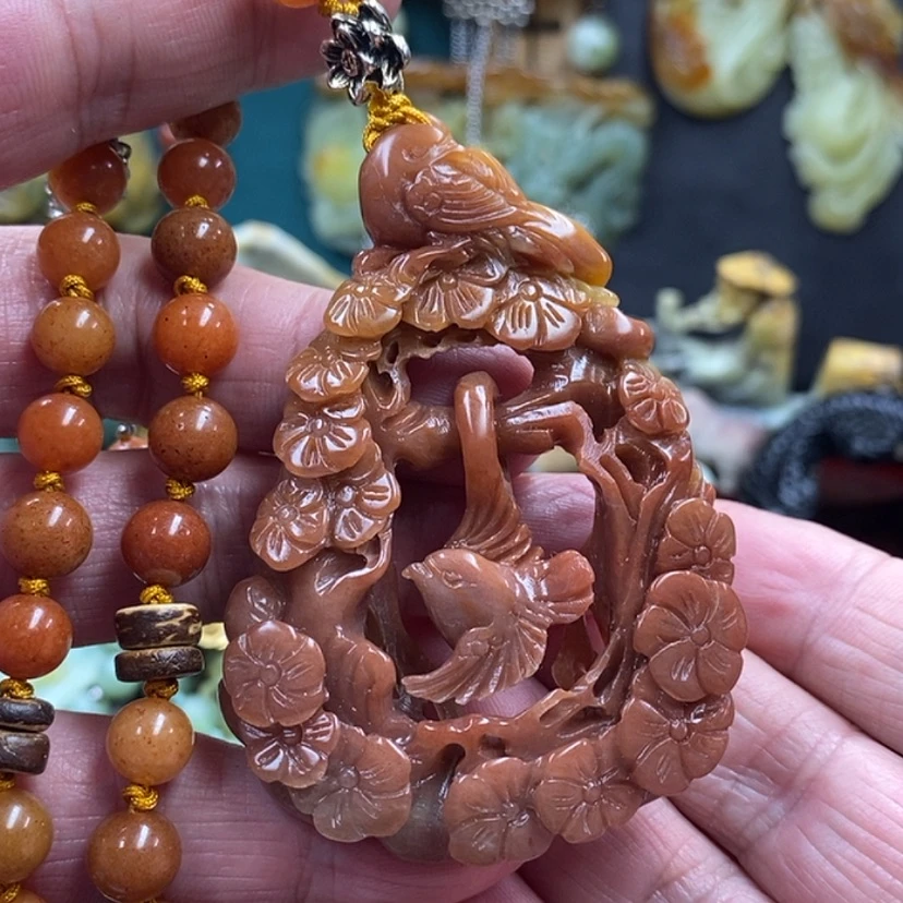 【闪购商品】蛇纹石玉吊坠未镶嵌